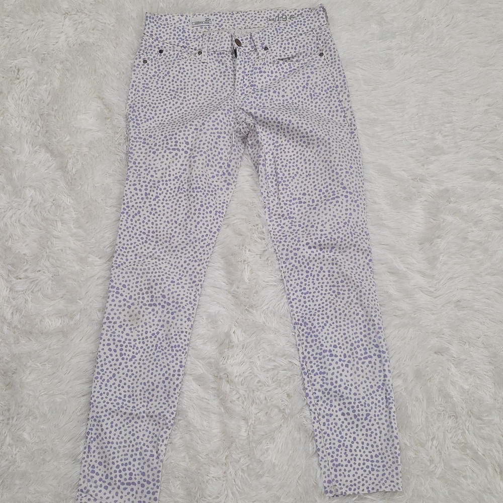 Gap 1969 Women's Polka Dot Jean Legging. Size 25.
